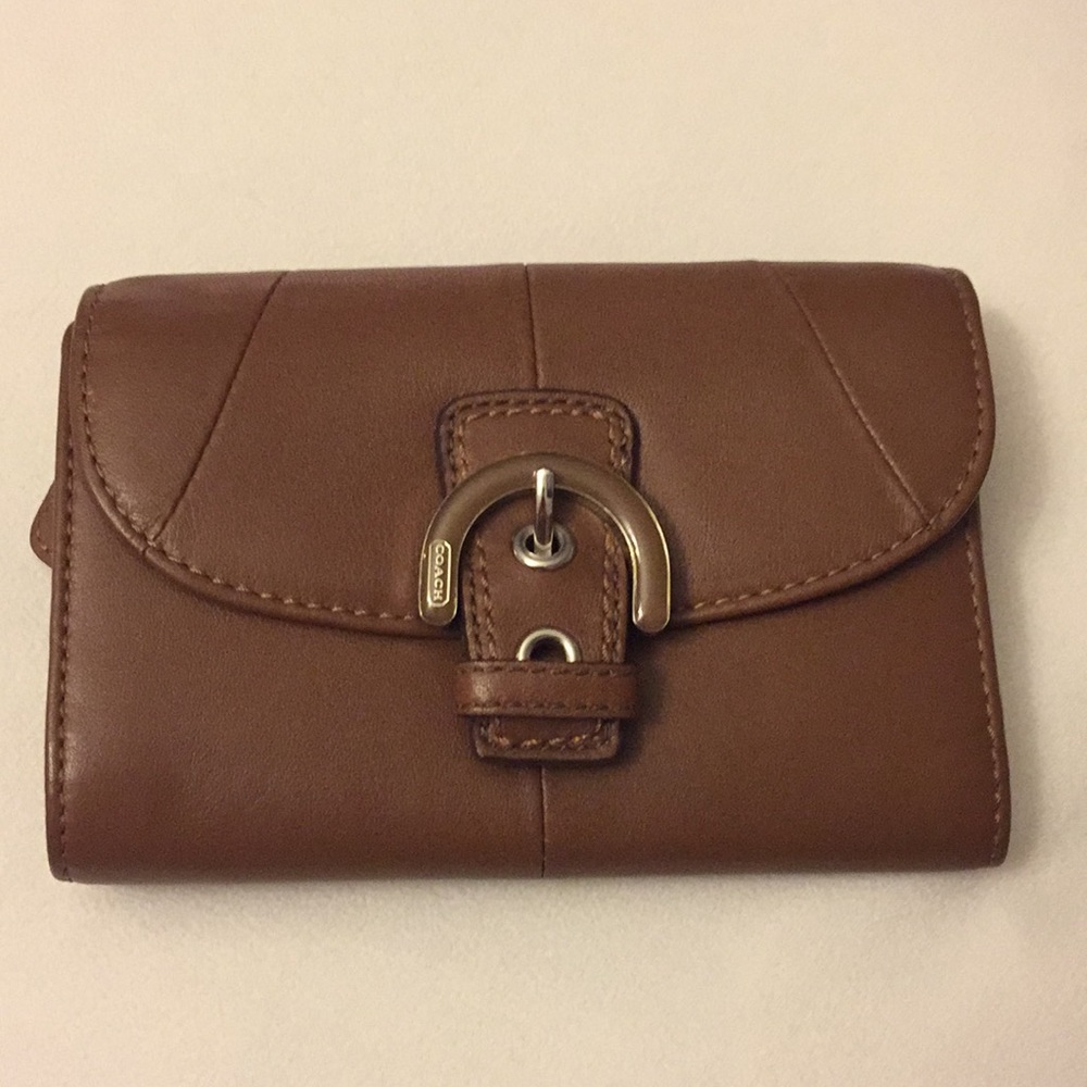 Unused camel/brown coach wallet